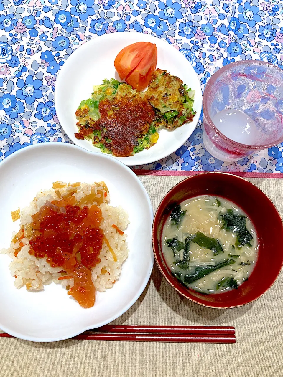 ちらし寿司とキャベツコーンのミニ焼|おしゃべり献立さん