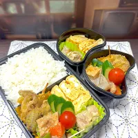 天ぷら＆煮物弁当|アッキーさん