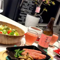 ソーセージで➰🍻😋|ナムナムさん