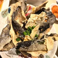 deep fried fish skin|rufvalさん