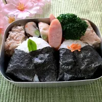 ＊べびたん年長さんお弁当🍱ひな祭り🎎お手抜きお雛様のお弁当＊|＊抹茶＊さん