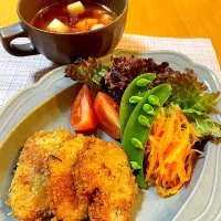 ヒレカツで晩御飯|Mikaさん