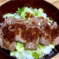 ☆ステーキ丼|まぁたんさん