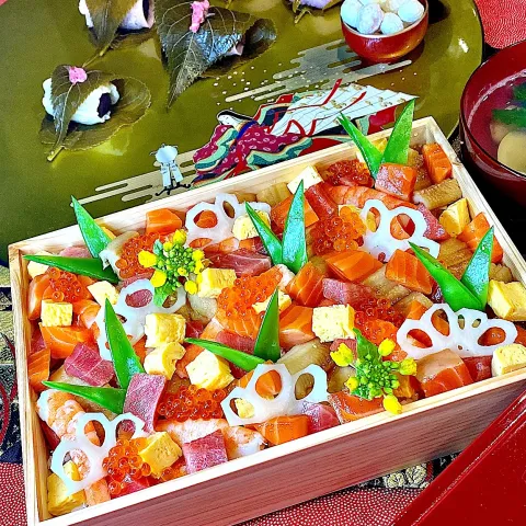 「ヤマサ おまかせ酢」を使ってみたSnapdishの料理・レシピ写真:おひな祭り🎎