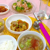 最近息子と共にハマっているライチのお酒と共に韓国料理🇰🇷のお夕飯だった雛祭りの夜🎎|Seikoさん