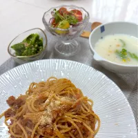 ミートソースパスタ|みぃみぃさん