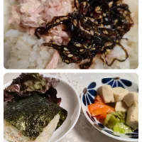 にんにくと唐辛子が特に好き❤️(元シャリマー)さんの料理 ドでかいツナ昆布マヨおにぎり🍙、塩昆布は味醂と胡麻+して!| m.rafuさん