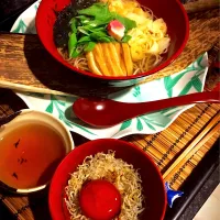 さぶいっ🌨️湯葉蕎麦で温まりました(三寒四温の季節ですね🌸