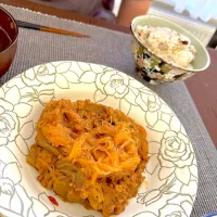 残った麻婆茄子で春雨|きなこさん