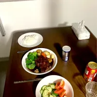 オッソブーコ（骨付き牛すね肉の赤ワイン煮）でおひとり様ベランダパーティー