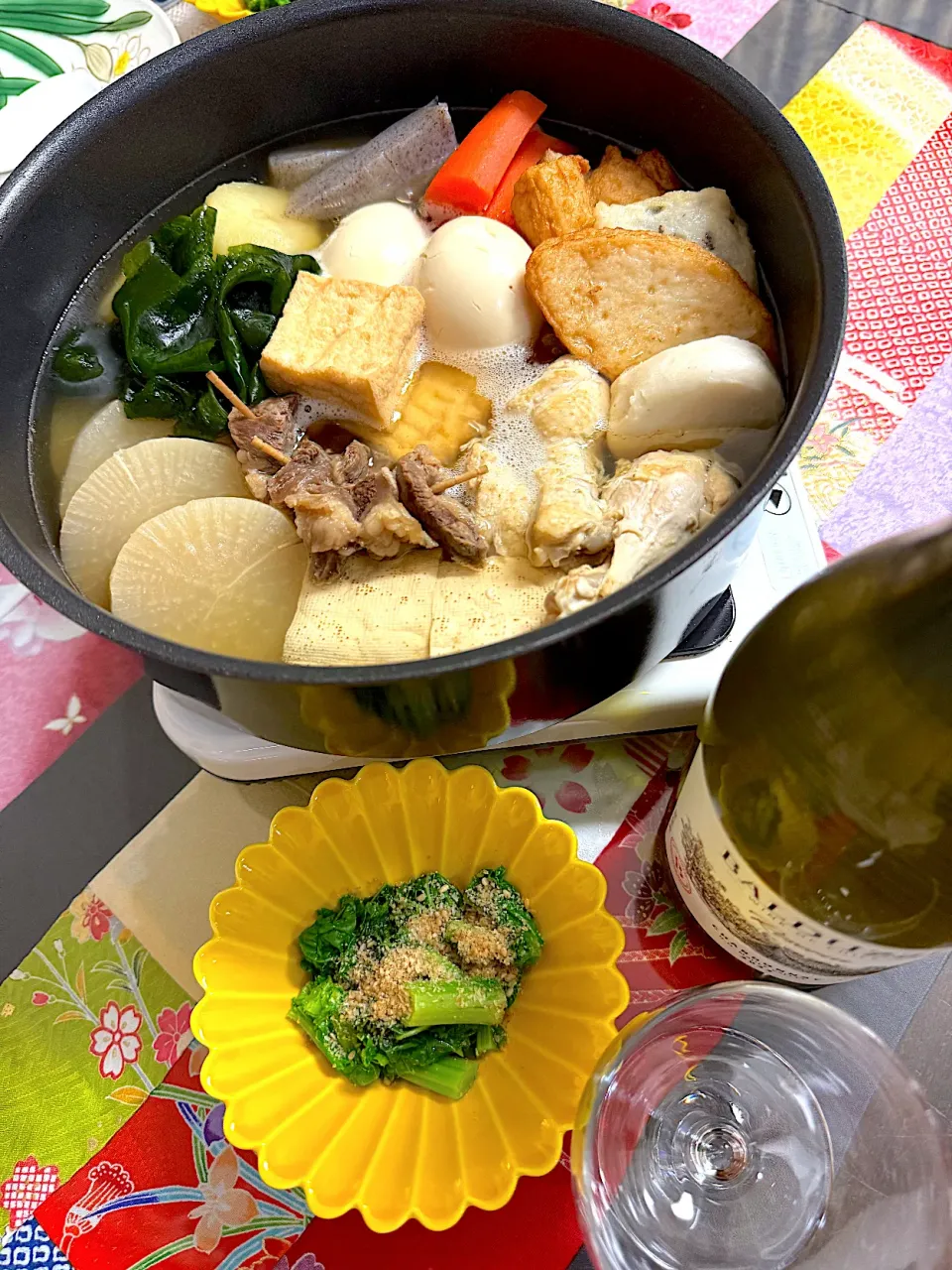 おでん🍢と菜の花のなごみす和え|プクママさん