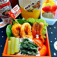 2025/03/05イカ唐揚げにタレビーム‼︎弁当|Blueberry🫐さん