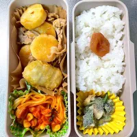 長芋とロース炒め弁当| あおのりさん