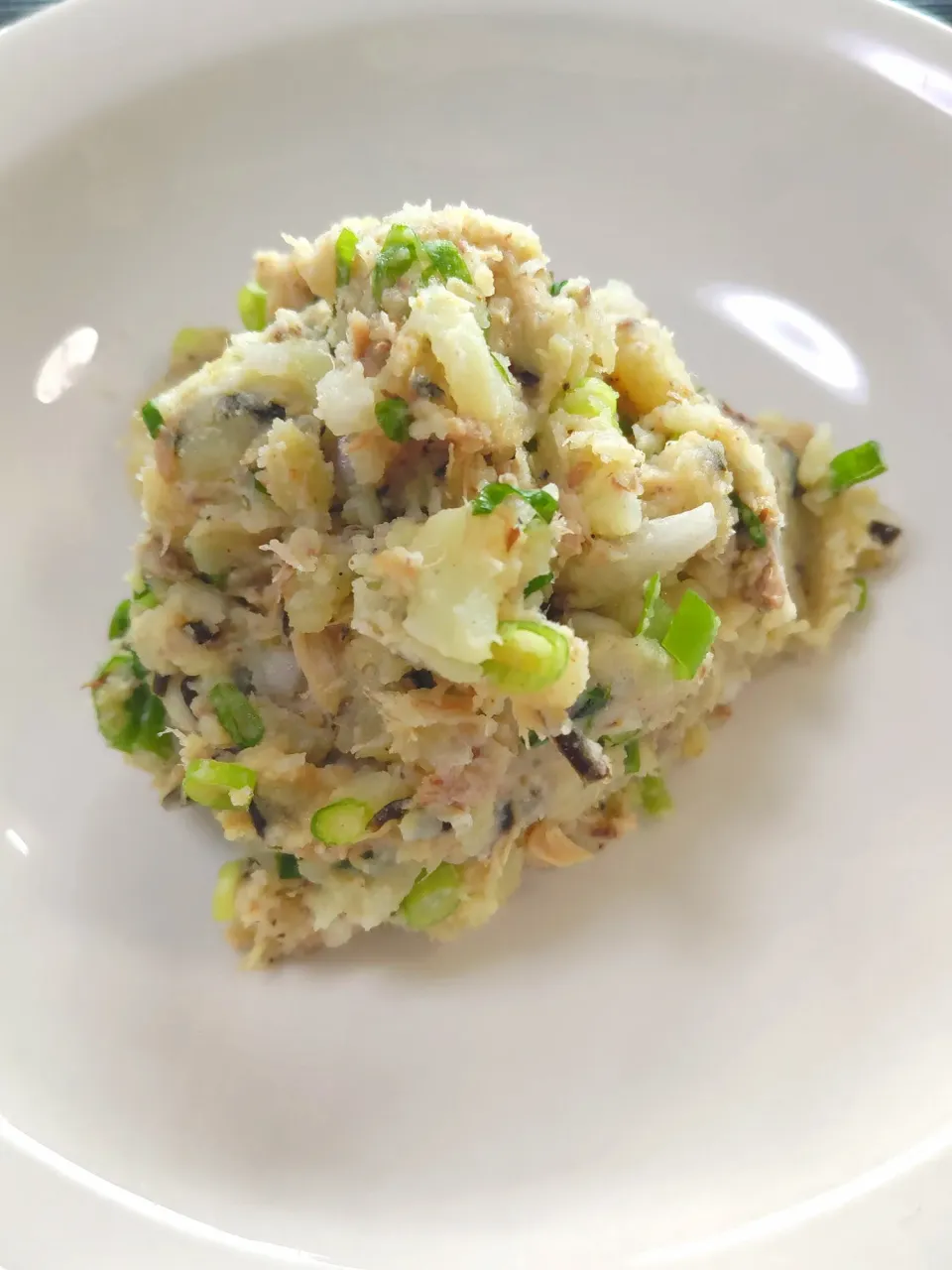 鯖缶の和風ポテサラ|マイケルの料理さん