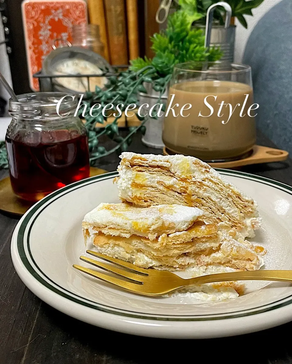 ハーベストとヨーグルト使ったチーズケーキ|はるなさん