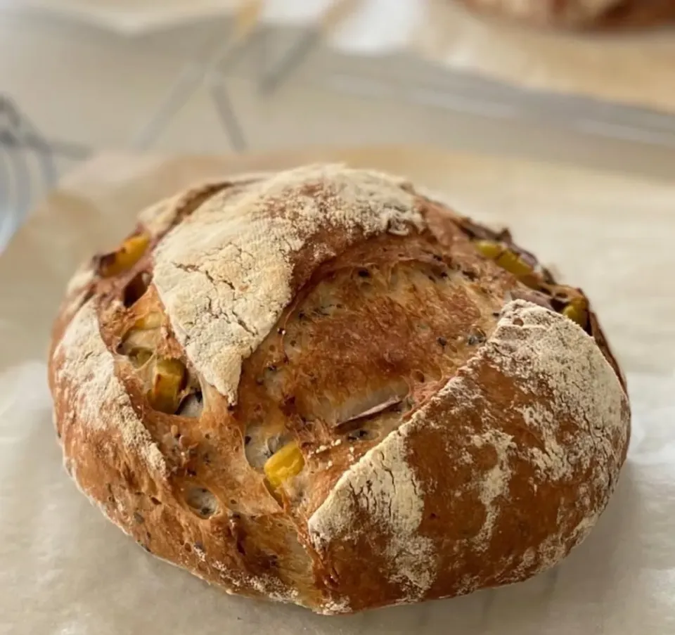 黒ゴマチーズのカンパーニュ🍞|🍊🍒ユッキー🎂🍞🍲さん