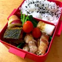 カボチャと肉巻き弁当|ももちゃんのママさん