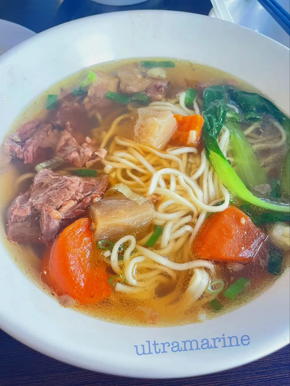 ＊台湾🇹🇼旅行にて、牛肉麺♪＊|ultramarineさん