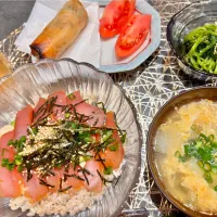 マグロ山かけ丼|あつこさん