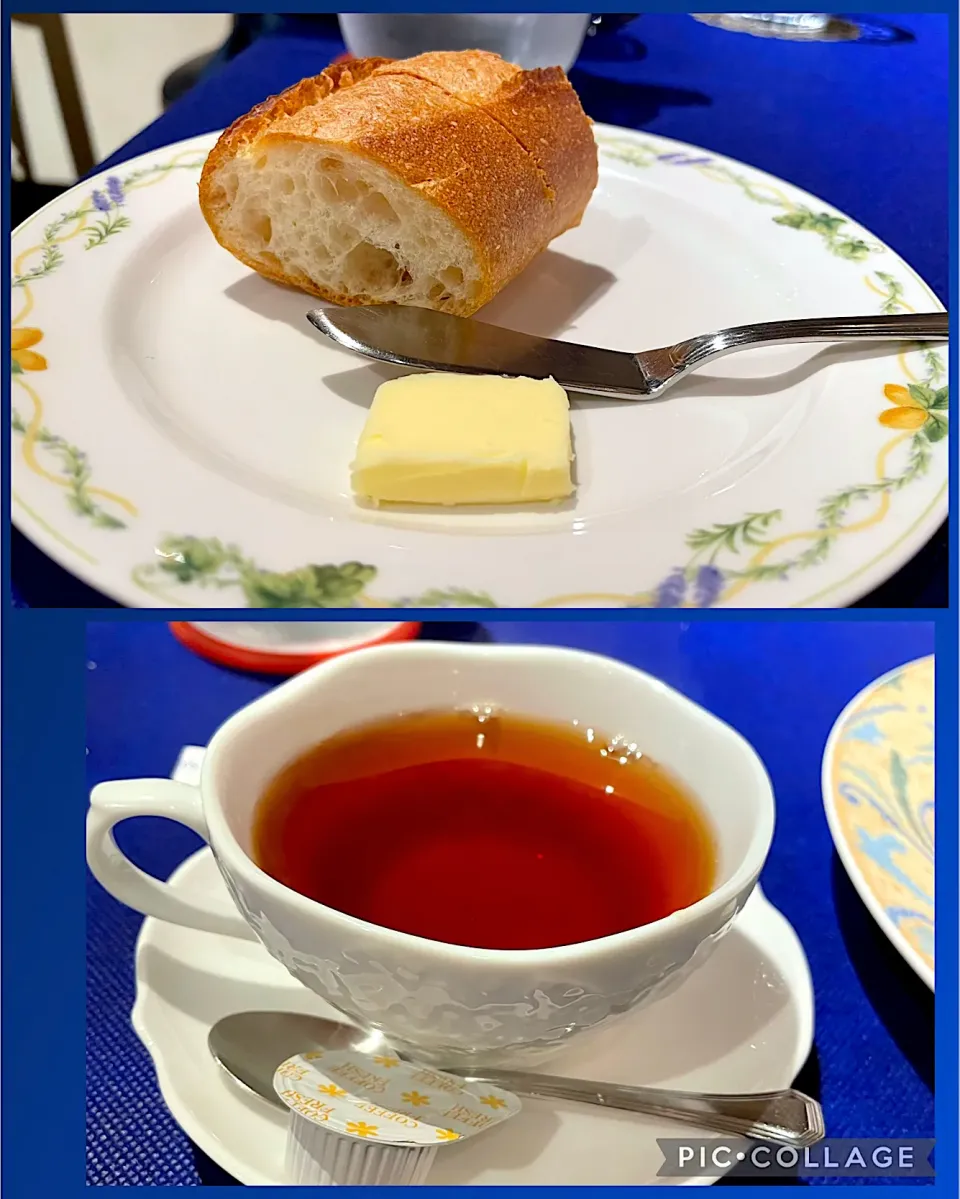 バゲット、紅茶|こいちさん