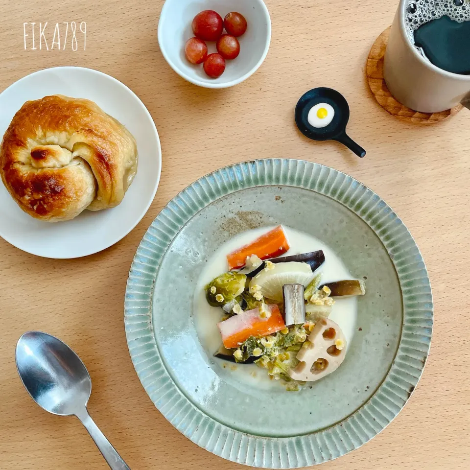 蒸し野菜で ほっこりスープ|FIKA789さん