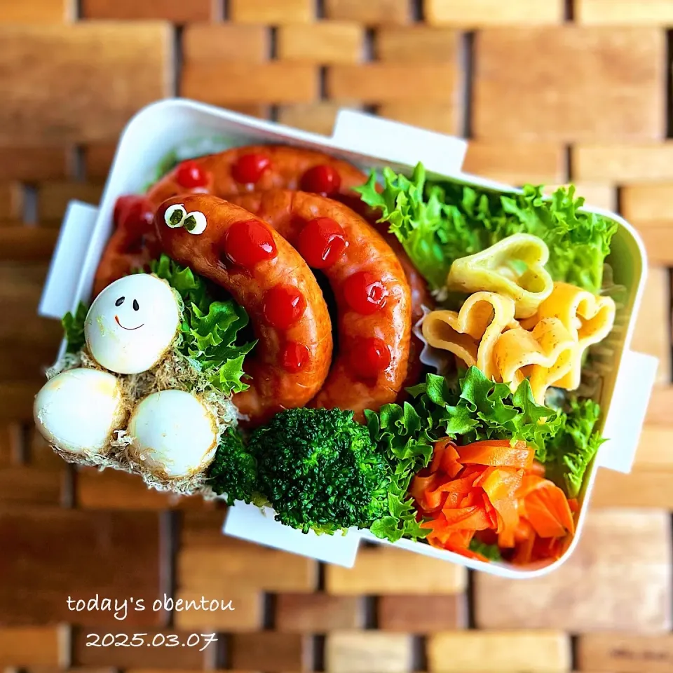 ロングウインナーのお弁当|KASUMIさん