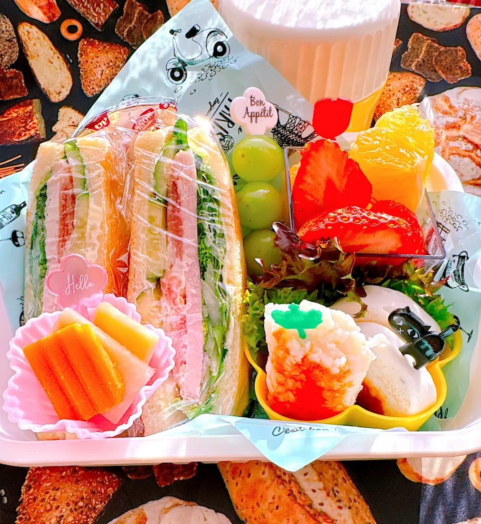 2025/03/07 ハムサンド弁当|Blueberry🫐さん