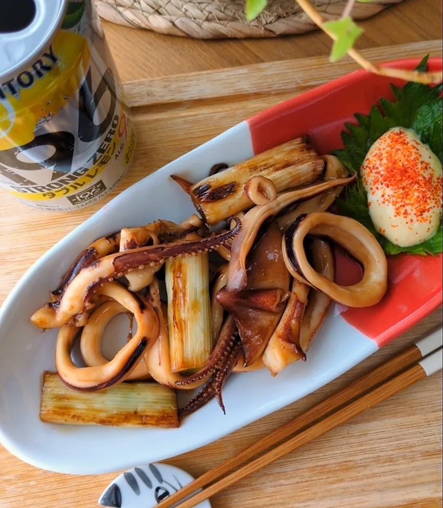 ｽﾙﾒｲｶの照り焼き|まりおさん