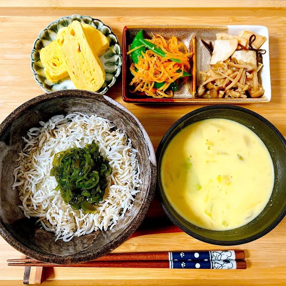🙂しらすめかぶ丼🙂|Laniさん