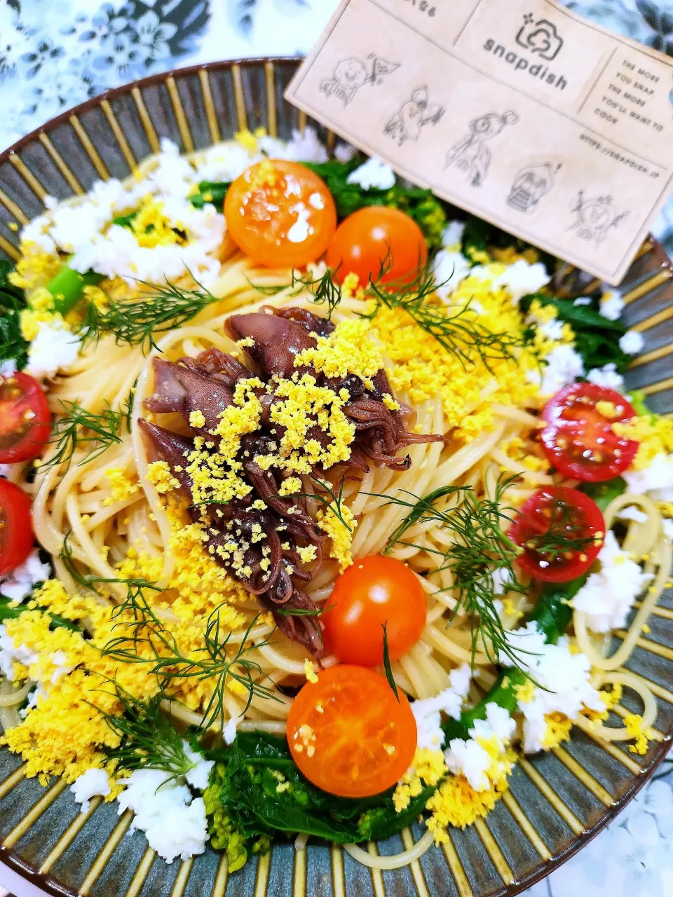 🔷3月8日は国際女性デー🌼ナンプリ🦑蛍烏賊deミモザの日のパスタ🍝🔷|@きなこさん