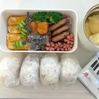 つくねハンバーグ
コロコロチキン
ひじき煮
卵焼き
ウインナー
ブロッコリー
枝豆
🍙×4
パイナップル
ウィダーインゼリー|ayumomさん