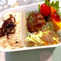 2025.3.9  ＊今日のお弁当＊豚こまとキャベツの塩炒め♪|rinrin*mama*さん