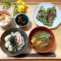 朝定食☀️
