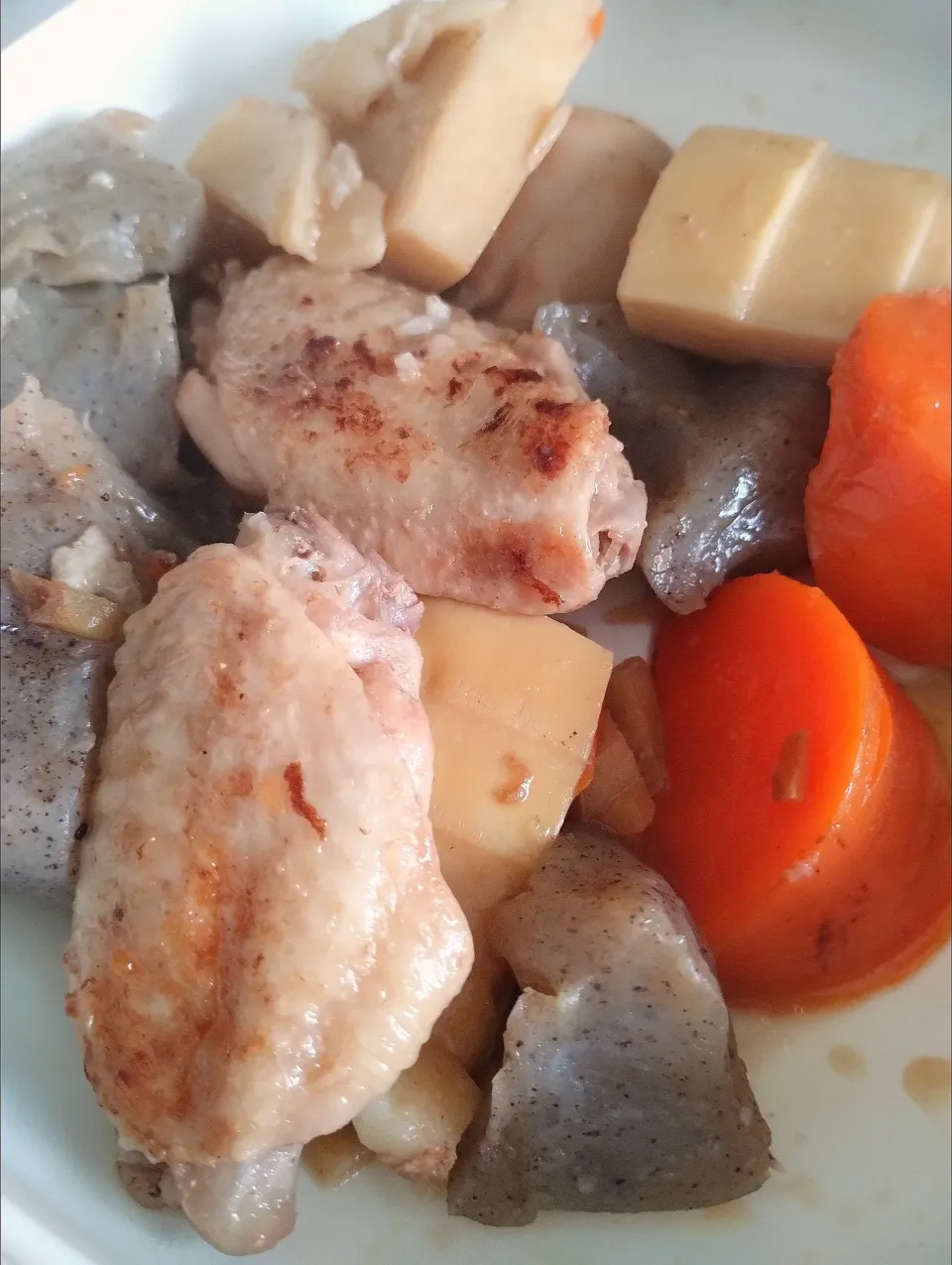 鶏手羽中と筍の煮物|112さん