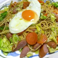 野菜炒めパスタ♫^_^wwwww|Yoshihiro Andoさん