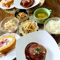 受験生ランチ　ハンバーグランチ|富士子🍒🐰🍓さん