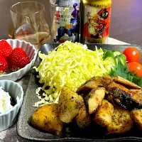 3/9晩酌：鯖と長芋の磯部照り焼き|ななみんさん