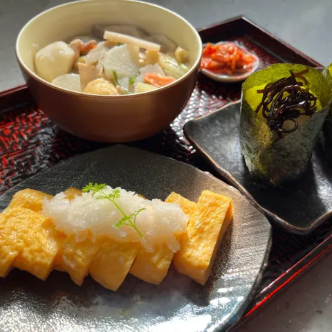 「白だしゴールド」を使ってみたSnapdishの料理・レシピ写真:「朝ご飯」