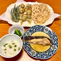 豆ごはん&鰈の煮付け| マイさん