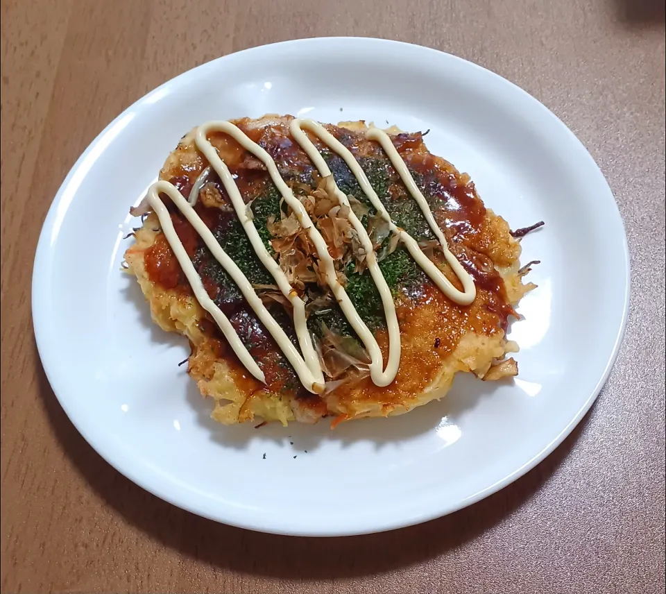 ナナの料理　お豆腐の入ったお好み焼き|ナナさん