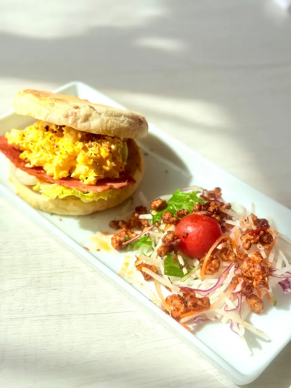 イングリッシュマフィンde 朝ごパン|tap.rinさん