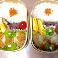 ハンバーグ弁当🍱|ふみふみさん