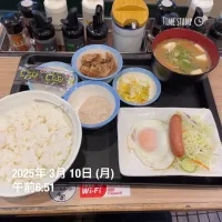 松屋の朝ごはん|shinozakiさん