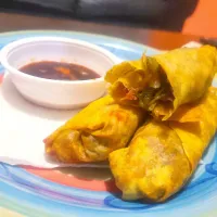 Air Fried Spring Rolls with Homemade Dipping Sauce|Marissa Bakshさん