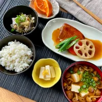 『FitDish』さっぱりとした甘み　赤魚の煮付けde和食ごはん