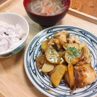 鱈とじゃがいもの洋風蒸し煮|705さん