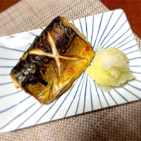 鯖の塩焼き、大根おろし添え|藤田 まり子さん