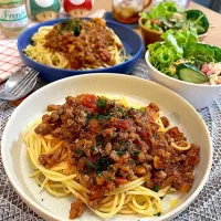 ミートソースパスタ🍝|ラゴさん。さん