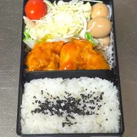 鶏チリ&鶉煮卵弁当| 黒川克博さん