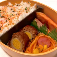 #297 鮭のムニエル弁当|namiさん